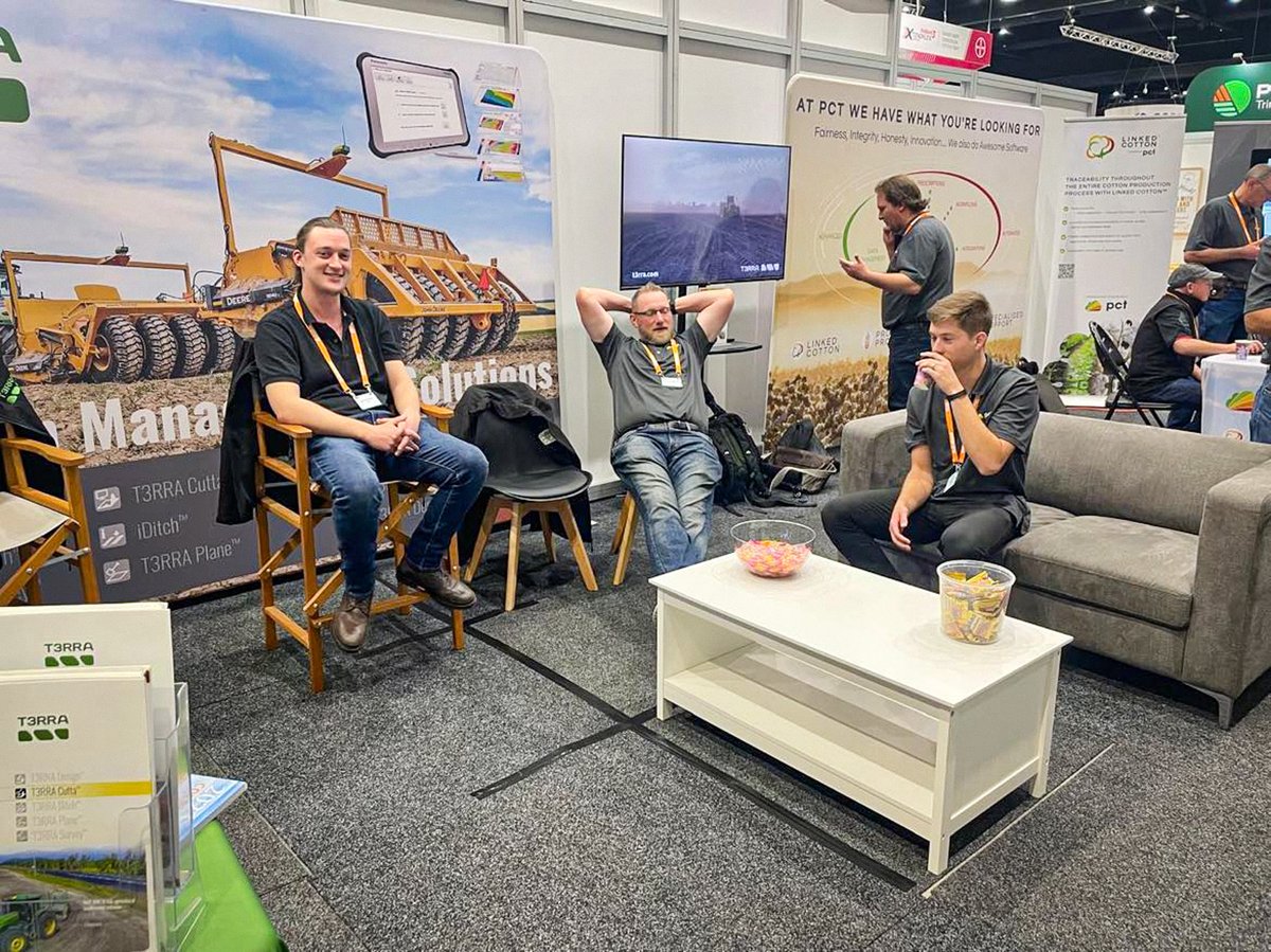 pctagcloud's tweet photo. Come and catch up this afternoon at @AustCottonConf Booth 28. #pctagcloud
https://t.co/u0WzPfbETn
Great to be sharing with the team from #T3RRA
https://t.co/4rKotRkLRZ
#australiancottonconference2024 https://t.co/Y8rfWDcFKn