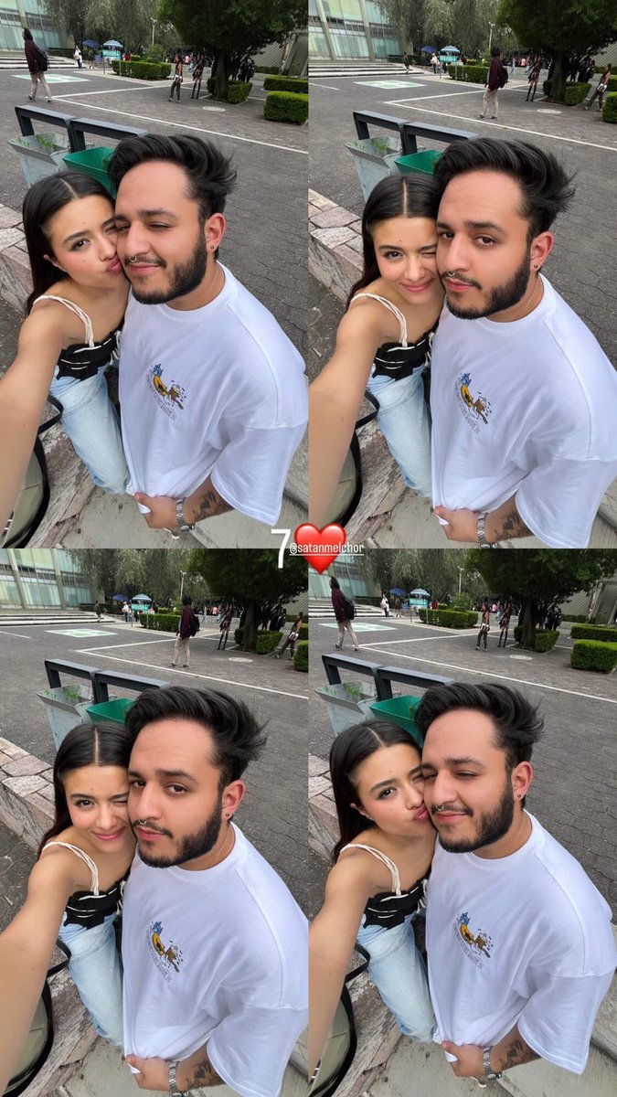 satanmelchor's tweet photo. no se en que momento pasaron 7 meses pero espero pase toda la vida a tu lado, te amo alolo❤️ https://t.co/rZfSyt0bPK