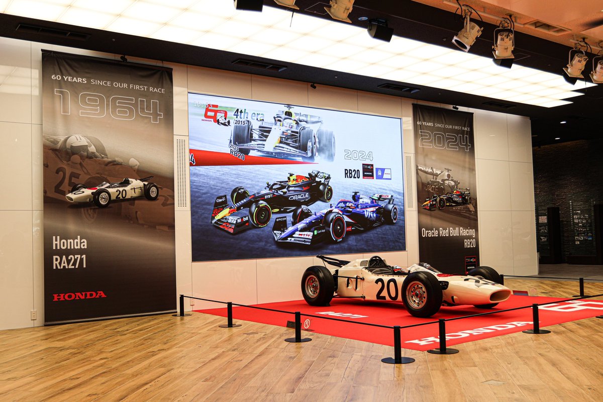 Toshi23_typeR's tweet photo. HONDA F1参戦60周年記念🏎️
#HONDAウェルカムプラザ青山
#RA271
#FL5 https://t.co/r4WZbJniaA