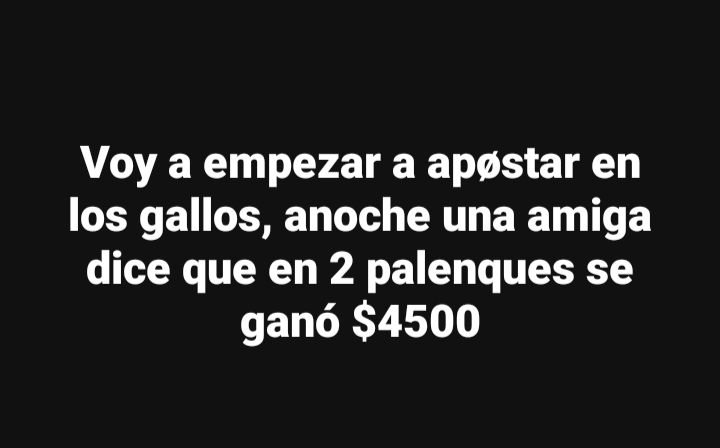 No sé diga más !!