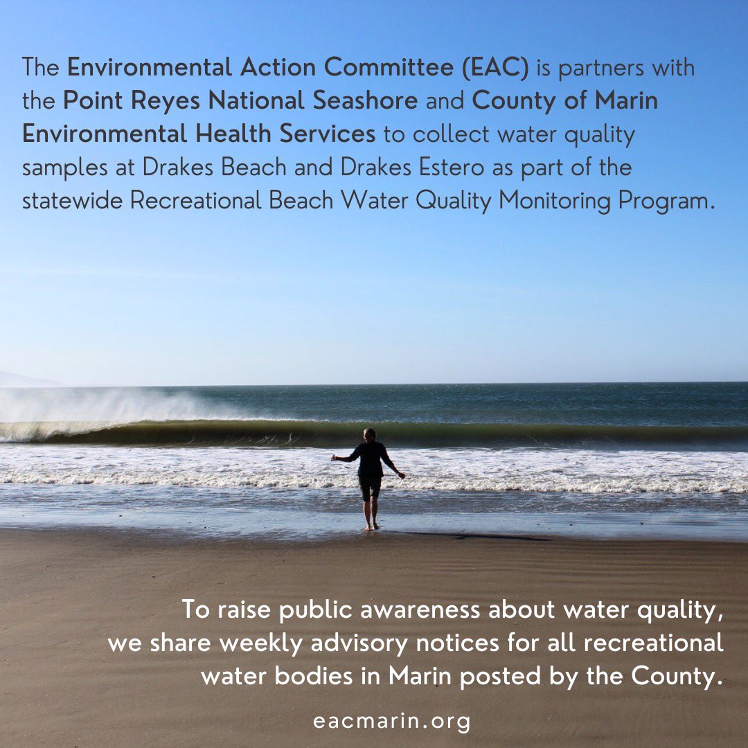 This week's results are in, and we recommend avoiding Green Bridge, Whitehouse Pool, and Dillon Beach Ditch this week for recreation.

For weekly updates, check: marincounty.org/depts/cd/divis…