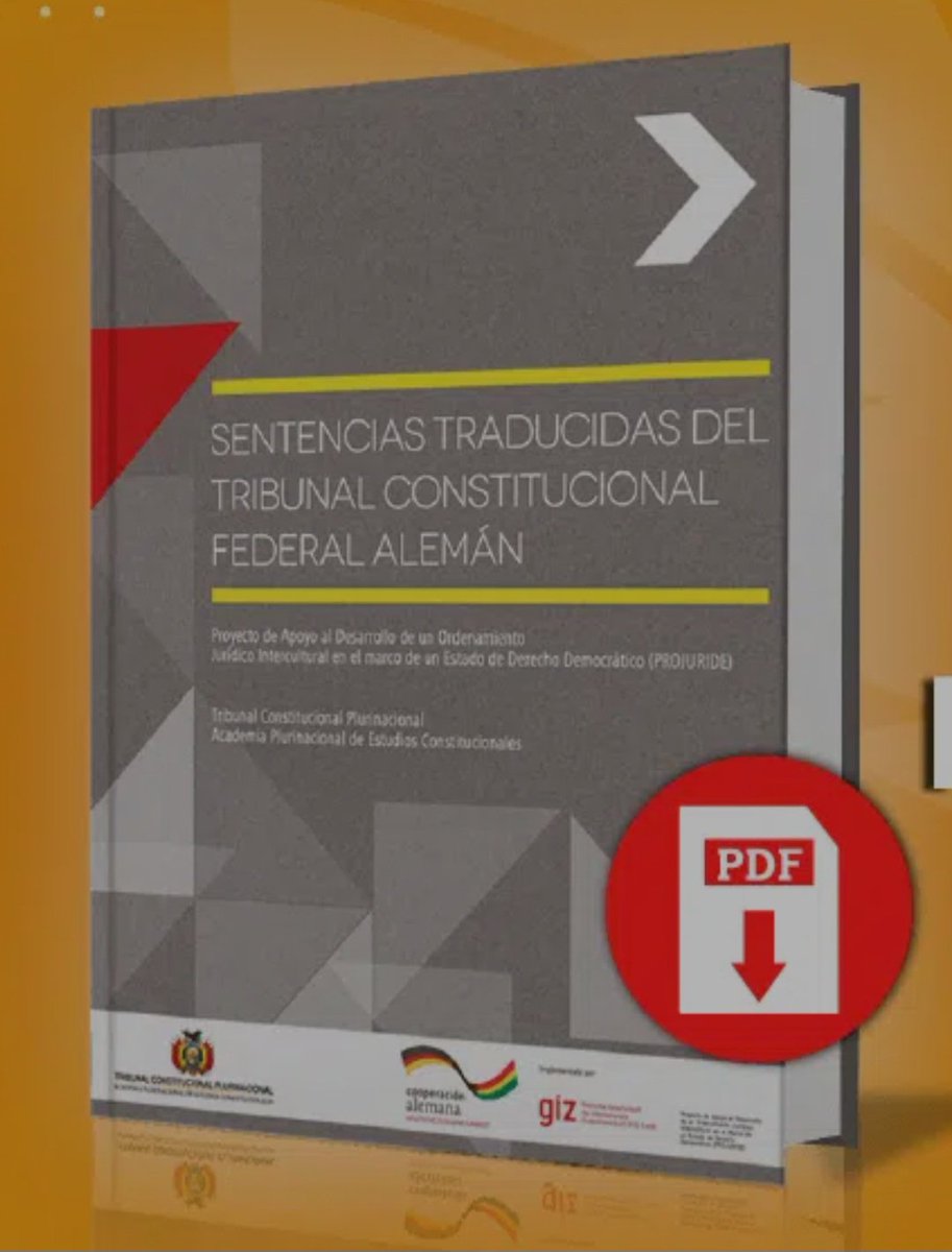 juangaleanorey's tweet photo. Sentencias traducidas del Tribunal Constitucional Federal Alemán
⬇️ https://t.co/hqqi1UNKOE https://t.co/XCqFUOxvHO