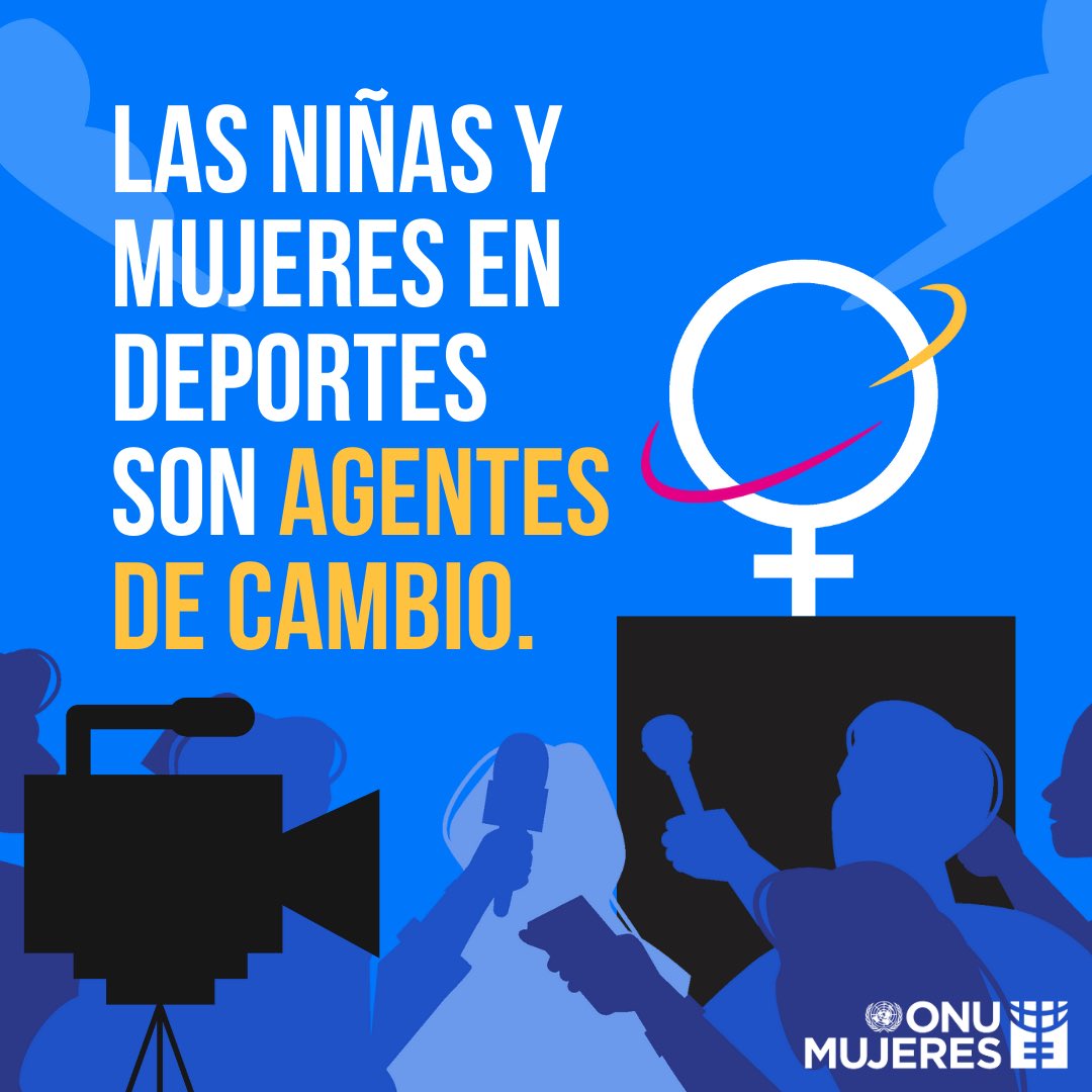 💪La participación de las mujeres y niñas en el deporte no solo transforma sus vidas, sino que también tiene un impacto positivo en la sociedad,  fortalece lazos sociales, promueve el desarrollo sostenible y la paz, así como la solidaridad y el respeto. #CambiarLasReglas