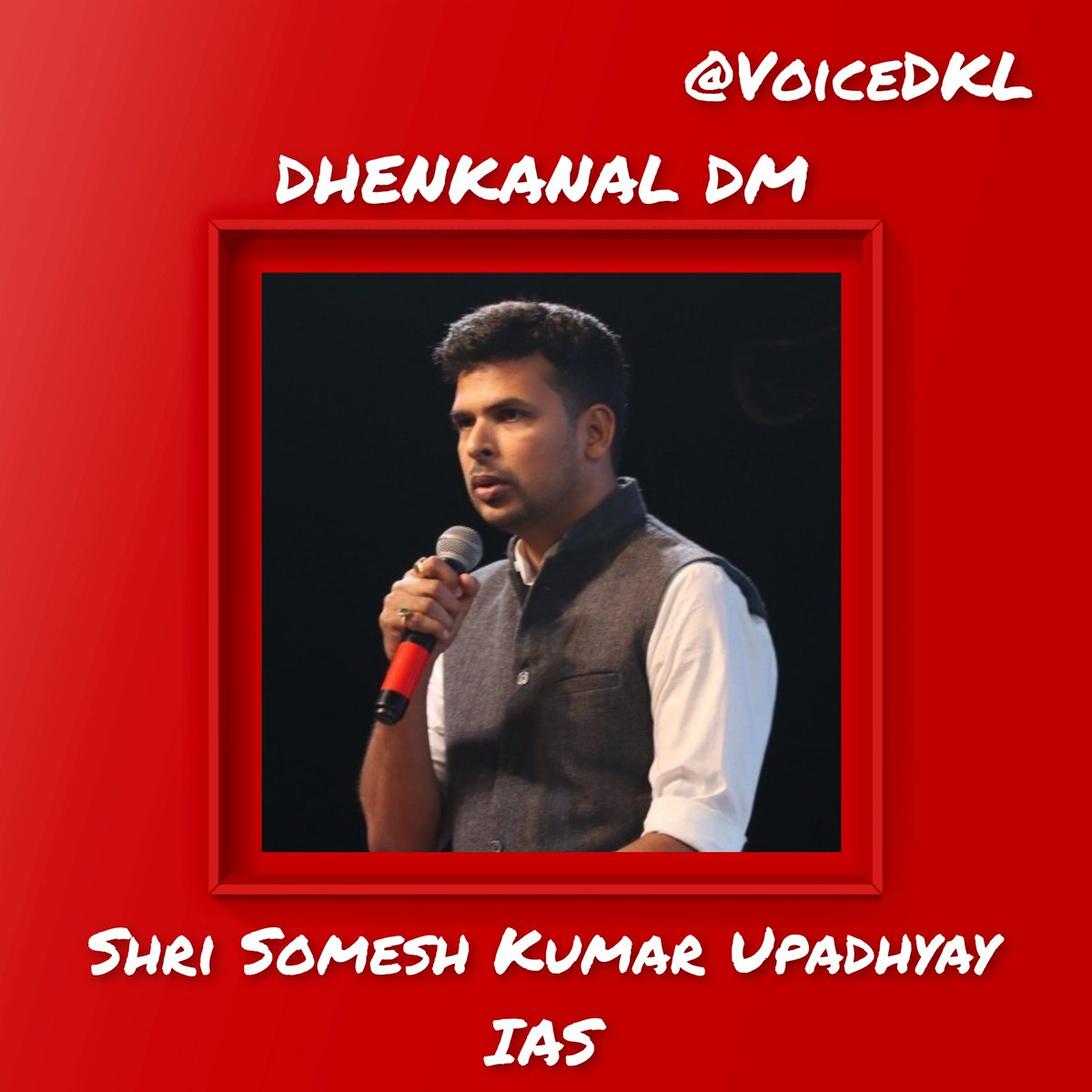 #Congratulations_Sir 💐
Congratulations &amp; Heartily Welcome to Our #Dhenkanal district Shri Somesh Kumar Upadhyay IAS Sir for on your appointment and wish you every success in your new duties as Collector &amp; DM of Dhenkanal District...Welcome to Sir
<a href="/districtadmndkl/">District Dhenkanal</a> <a href="/Somesh_IAS/">Somesh Upadhyay, IAS</a> 🙏🏻