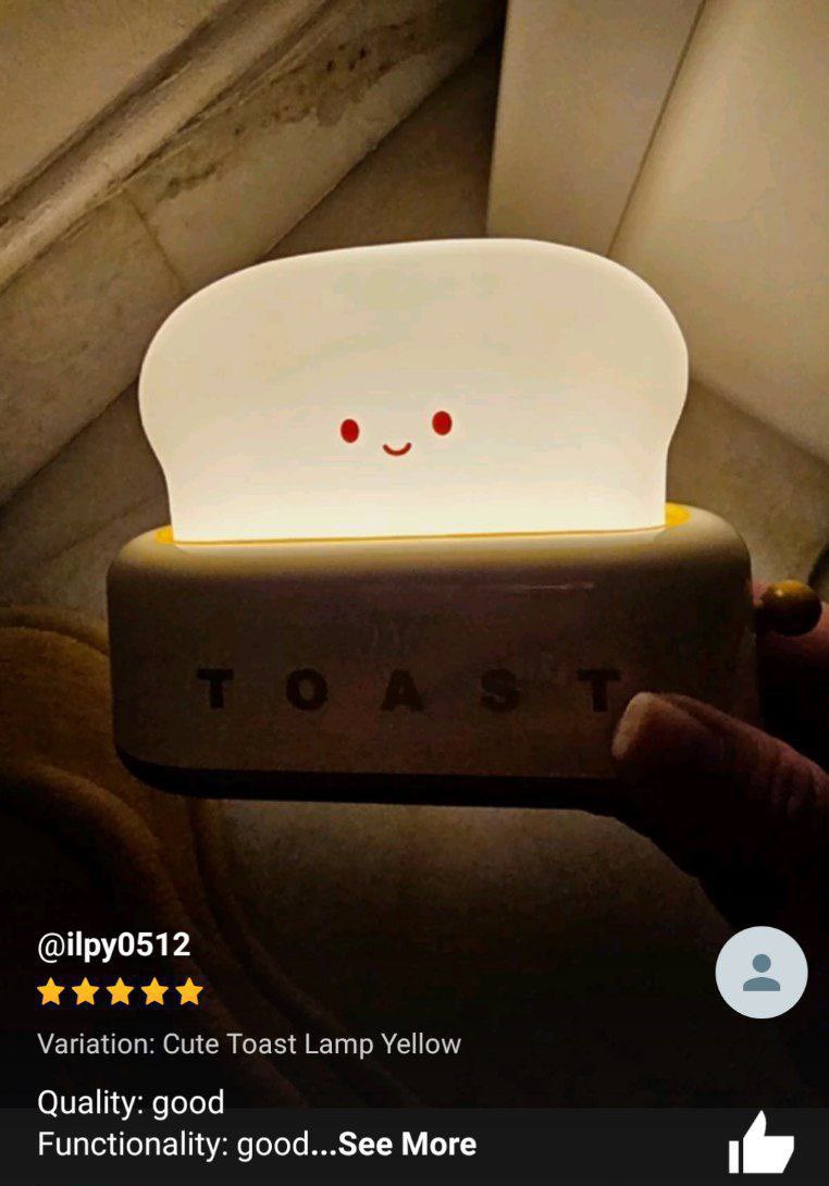 bila tengok reviews lagi DOUBLE CUTE toaster night light ni?! boleh adjust brightness from dim to bright 🌟🌟🌟

s.shopee.com.my/9A4qIWezhb