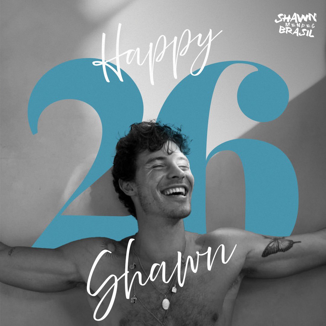 Happy birthday to the most amazing person in the world! 💙

Words cannot explain how grateful we are for your life and your music. We already admire you so much for this new album that’s coming. 

See you in september. Eu te amo, @shawnmendes! #HappyBirthdayShawn