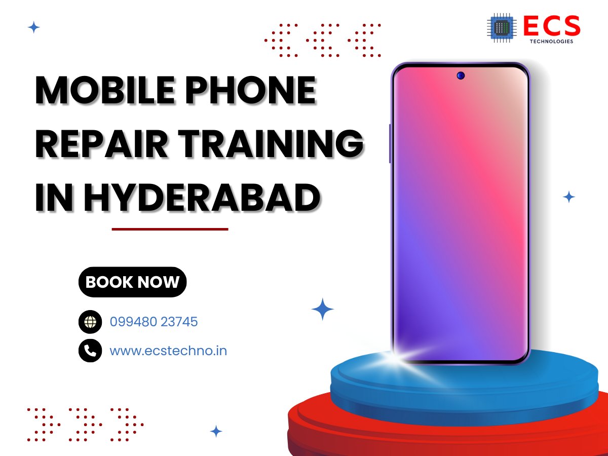 ecs_techno's tweet image. Ready to master mobile phone repair? Join ECS Technologies in Hyderabad for hands-on training from industry experts. Boost your career today!
Visit Here- ecstechno.in 

#MobilePhoneRepairTraining #HyderabadTech #ECSTechnologies #TechSkills