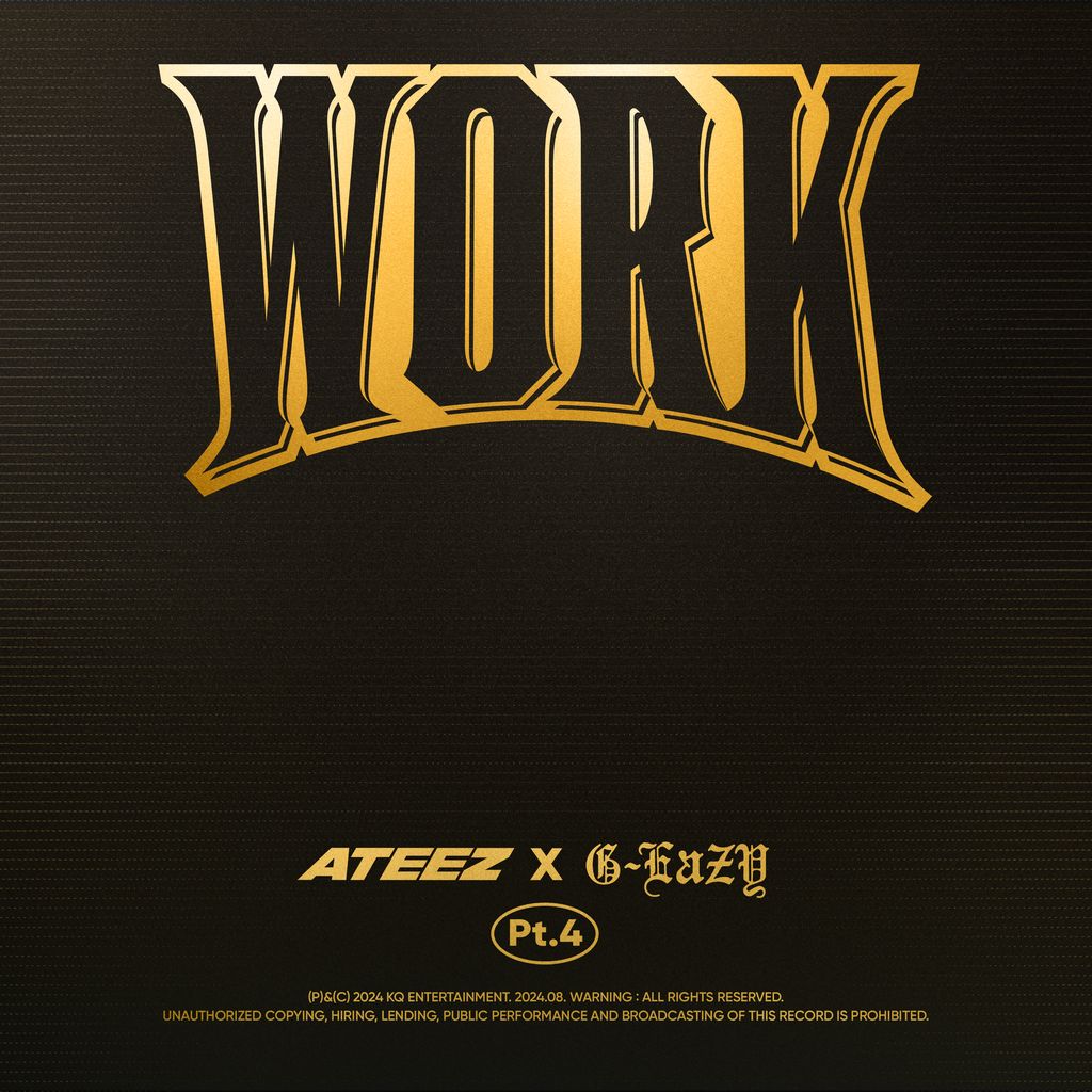 ATEEZofficial's tweet photo. [📢] Pre-save/add 'WORK Pt.4 - ATEEZ X G-Eazy'
⠀
2024. 08. 09 1PM (KST) RELEASE
⠀
📎Pre-save/add : https://t.co/yrX4QictCU
⠀
#ATEEZ #에이티즈
#G_Eazy
#WORK #WORK_pt4 #ATEEZxG_Eazy https://t.co/TiTuDdxrqO