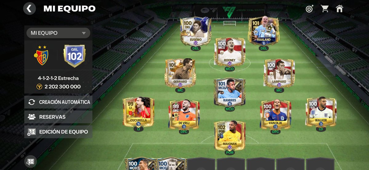 josuedgardo_'s tweet photo. @tutiofifa 
Con que alineación me quedo 
Elegí a Eusebio y me acaba de salir Bergkamp en el sobre de 3k gemas https://t.co/2QYy6g8Gl6