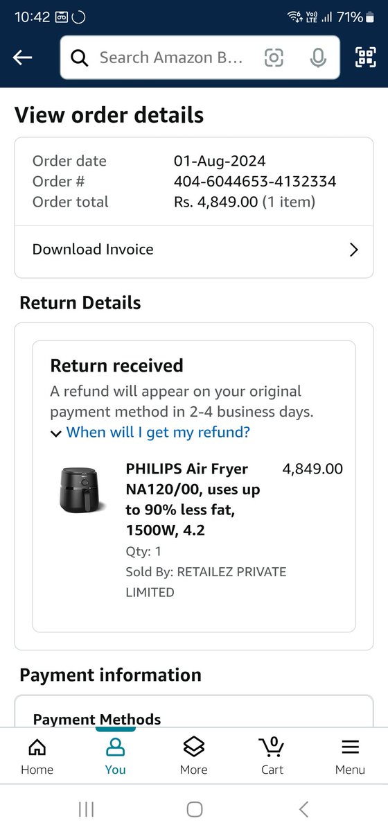 nareshsbc's tweet photo. @amazonIN Order to deliver karo bhai

Last 5 orders not delivered 

Aapki team ko koi fark hi nahi padta https://t.co/nPtPD58pev