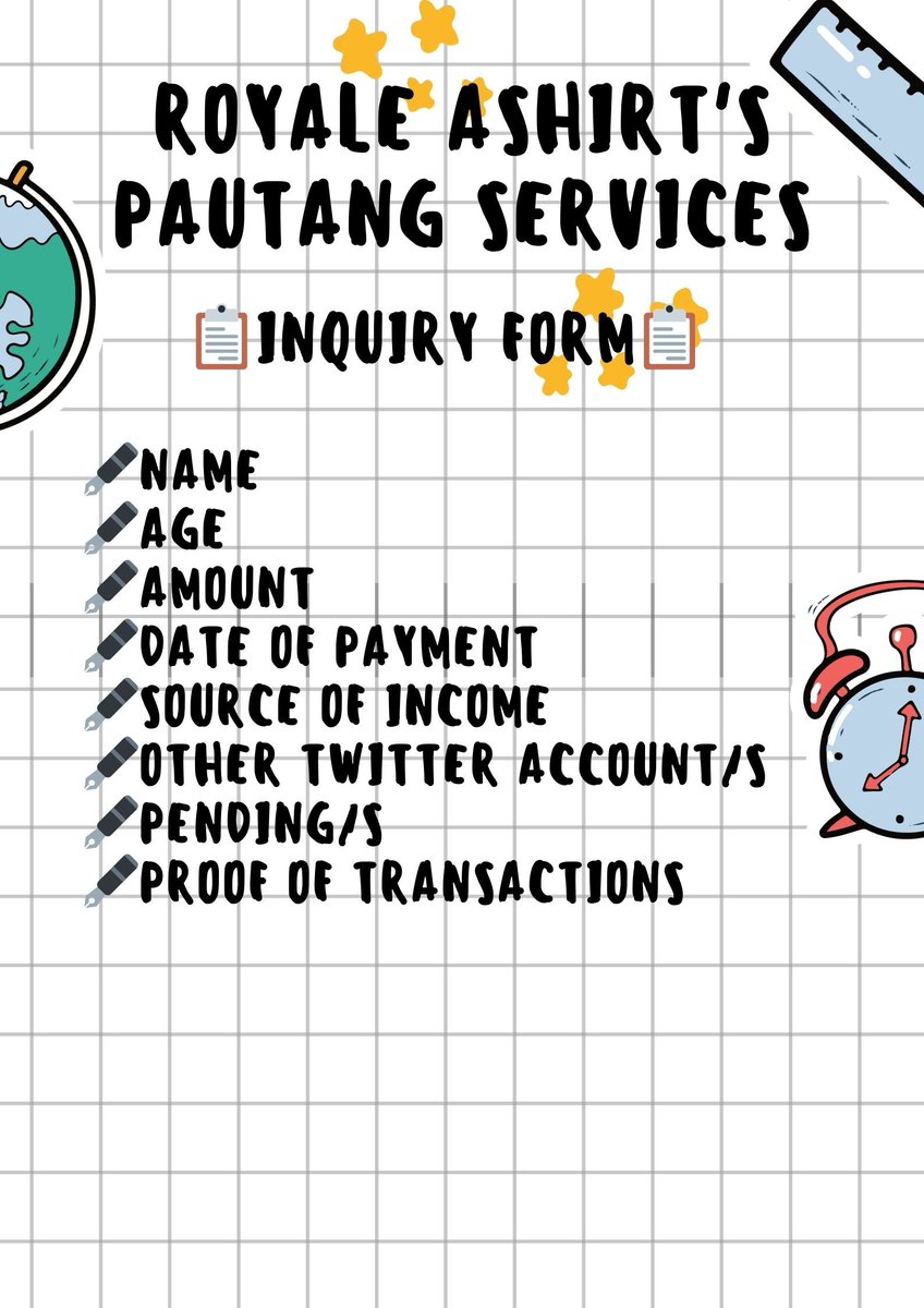RALendService's tweet image. ROYALE ASHIRT'S PAUTANG SERVICES

*Read pinned tweet before avail
*Very selective
*No reply = No transact
