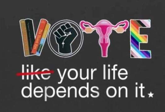 Imagine you can't finish school because they want to end the Dept of Education. Forget your skills and intelligence being the reason you are seen. Women, I'll say less, and Equality in who you love, and who you want to be will never be tolerated. Think about it...