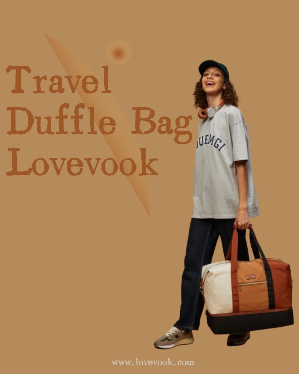 LovevookBags's tweet photo. Pack more, stress less🧳
Travel in style today! ✈️📷 
🛒https://t.co/OzXQcg32eW 
#dufflebag #travel #lovevook https://t.co/jayVDoSIDR