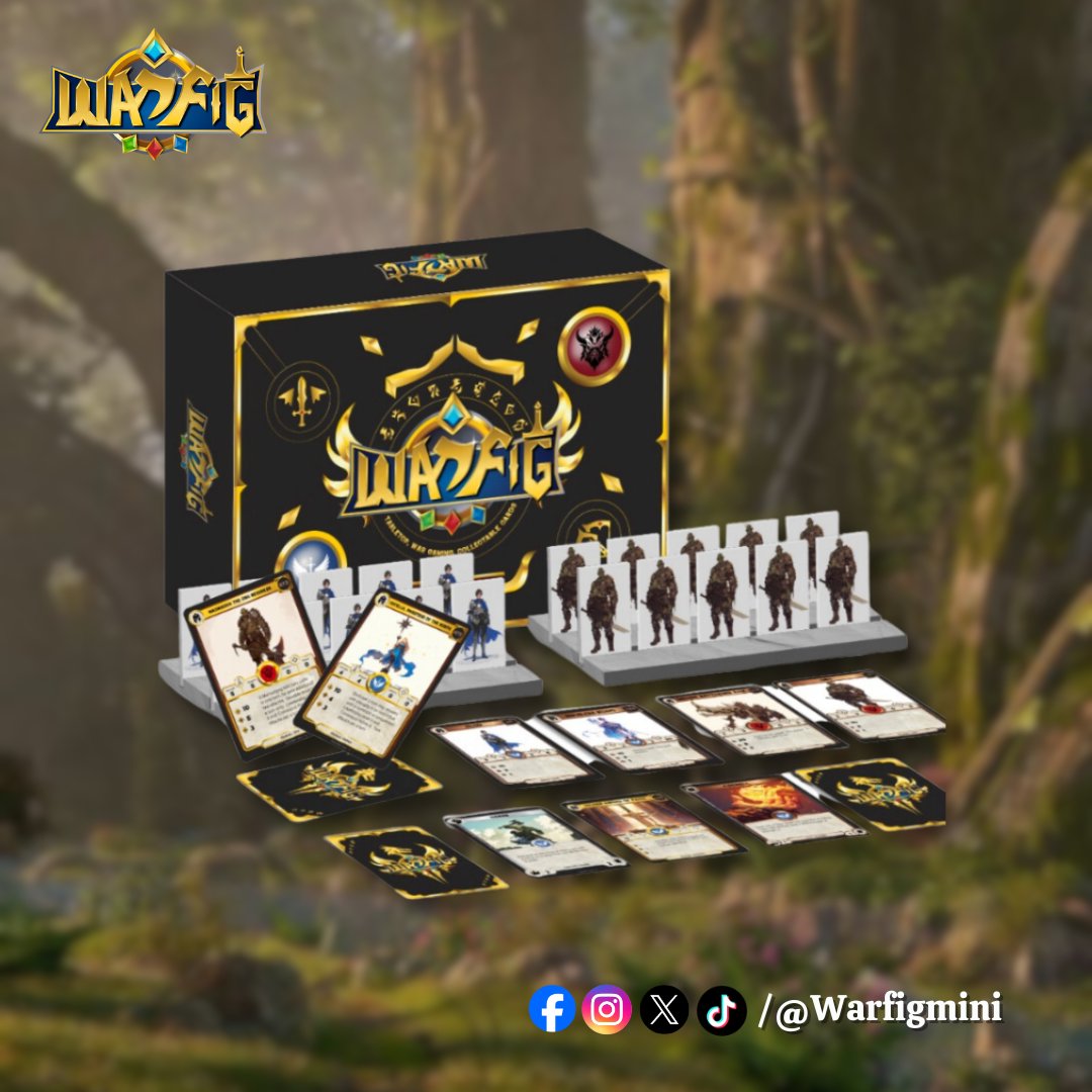 warfigmini's tweet image. The heart of Warfig: Our diverse card set! 🃏 Build your army, plan your strategy, conquer! #Warfig #TabletopStrategy #fantasy #battleroyale #mtg #warhammer #fantasy #wargaming #war #new #fun #cool #tilegame #tabletopwargaming #newgame #kickstarter #kickstartercampaigncampaign