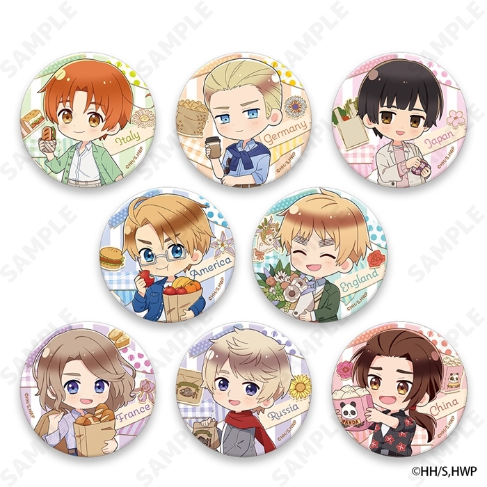 hetariagoods's tweet photo. アニメイトオンラインで予約開始！

ヘタリア World★Stars トレーディング缶バッジ ～Holiday Marche.～[ドレセレmini]【アニメイト特典付】

アニメイト特典：BOX特典:「BIG缶バッジ A Ver.」

https://t.co/LIDXq96ksA https://t.co/f0tfGPgvhN
