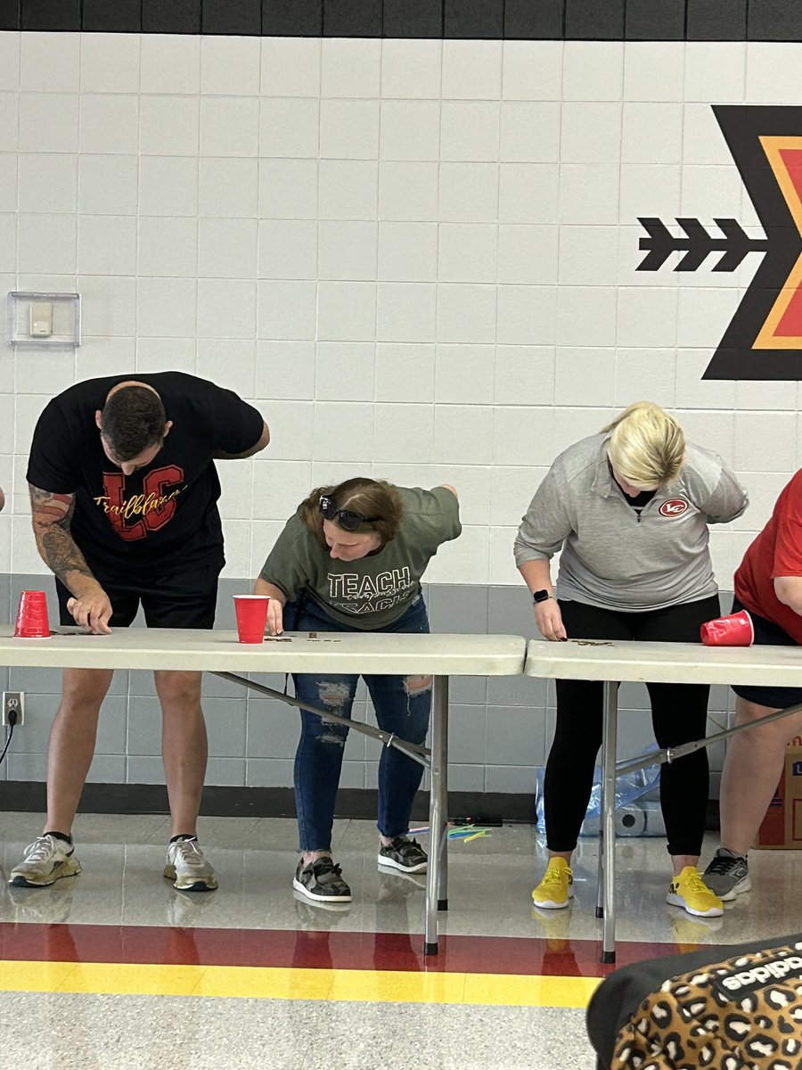 LCtrailblazers's tweet photo. While the staff started out on different teams, it was Team LC by the end of the day! 🏆
#LContheRISE https://t.co/38XTc6cWQ4