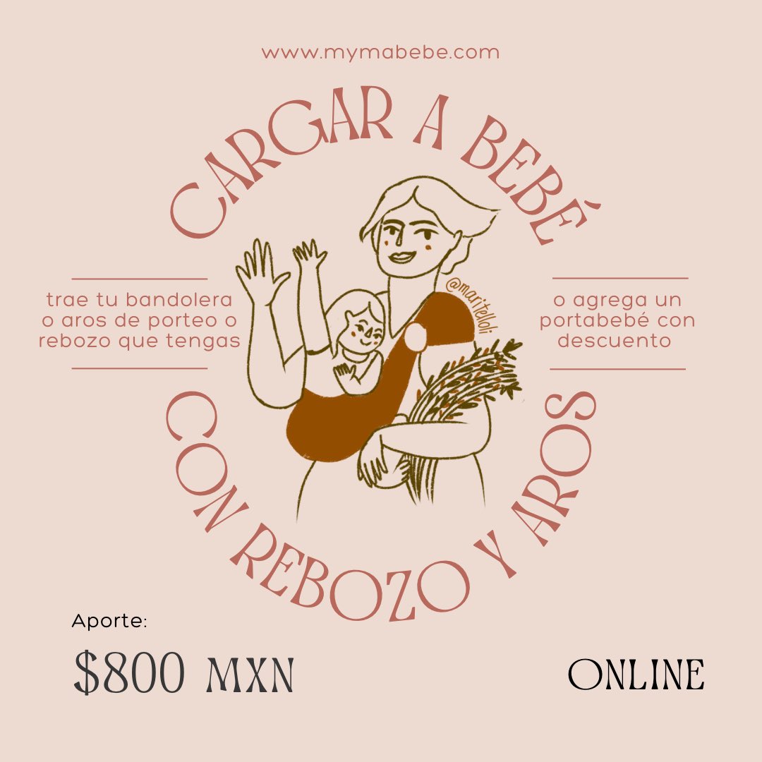 mymabebe's tweet photo. Incluye descuento para comprar una bandolera myma nueva

Puedes pagar online en https://t.co/7xD2tPvE82 usando paypal o stripe o transferencia 

Gracias por compartir con quién pueda unirse a esta sesión de #porteo y #cargarbebés ✨🤱🏽🌞 https://t.co/1RoL5kHl5e