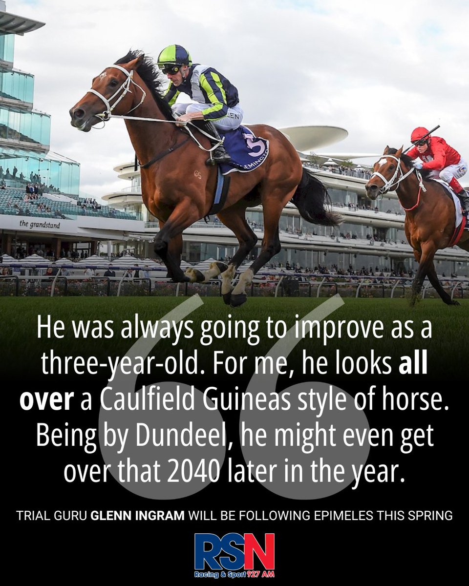 RSN927's tweet photo. The unbeaten colt looks to have returned VERY well... 👀

THE TRIAL TRACKER 👉 https://t.co/rAVudL2Hvm

@theeaglebald | #RacingPulse https://t.co/kirTHpfQYo