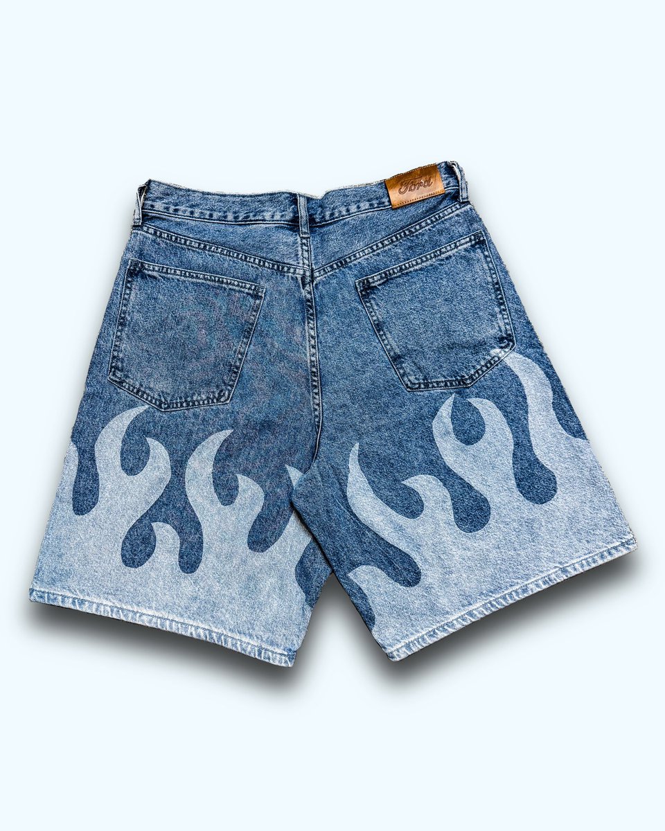 devocustoms's tweet photo. Homemade flame jorts https://t.co/Fb7GI0dZPj