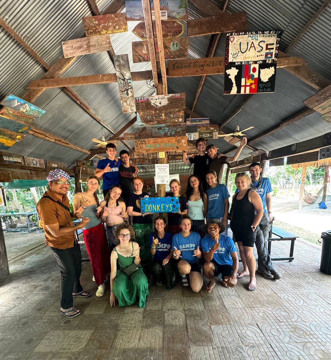 CampCambodia's tweet photo. Student #TeamLea leaving camp Beng Mealea and transferring to camp Staung 
#Campseffect 
#Dosomethingamazing
@CampsInt https://t.co/uOpZFFoTZe