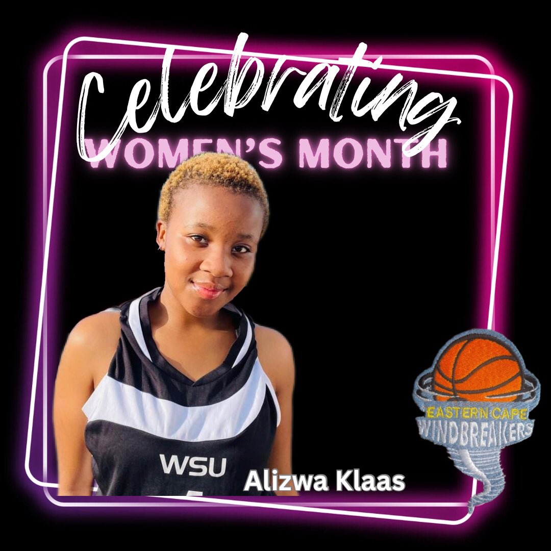 ec_windbreakers's tweet photo. Day 7 of 31: As we celebrate 💐 #WomansMonth with the ambitious Alizwa Klaas who says never let bias and discouraging comments let you down #ecwindbreakers🌪️ #basketball #womeninsport #ballislife 💯♥️ https://t.co/XE2HmIAINf