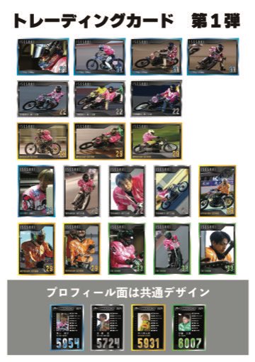 オートレース トレーディングカード 18枚セットです、プレミアムです オートレース トレーディングカード 全18種 コンプリートセット オート