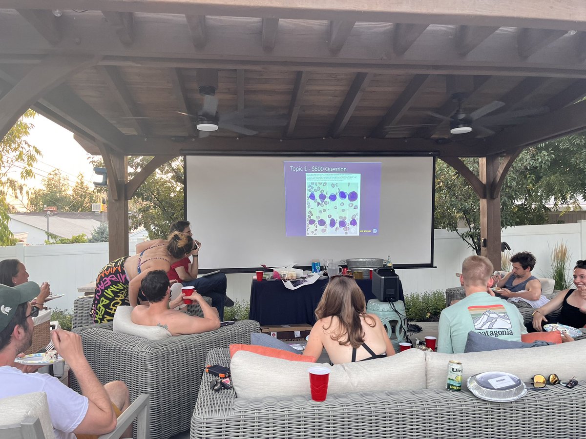 Ami Patel, MD (@amibpatelmd) on Twitter photo Hosted <a href="/UtahHemeOnc/">Utah Hematology/Oncology Fellows</a> fellows myeloid Jeopardy tonight and it was so fun! We have the best fellows!!! 💫💫💫<a href="/huntsmancancer/">Huntsman Cancer Institute</a> <a href="/UofUHematology/">UofUHeme</a> Hosted <a href="/UtahHemeOnc/">Utah Hematology/Oncology Fellows</a> fellows myeloid Jeopardy tonight and it was so fun! We have the best fellows!!! 💫💫💫<a href="/huntsmancancer/">Huntsman Cancer Institute</a> <a href="/UofUHematology/">UofUHeme</a>