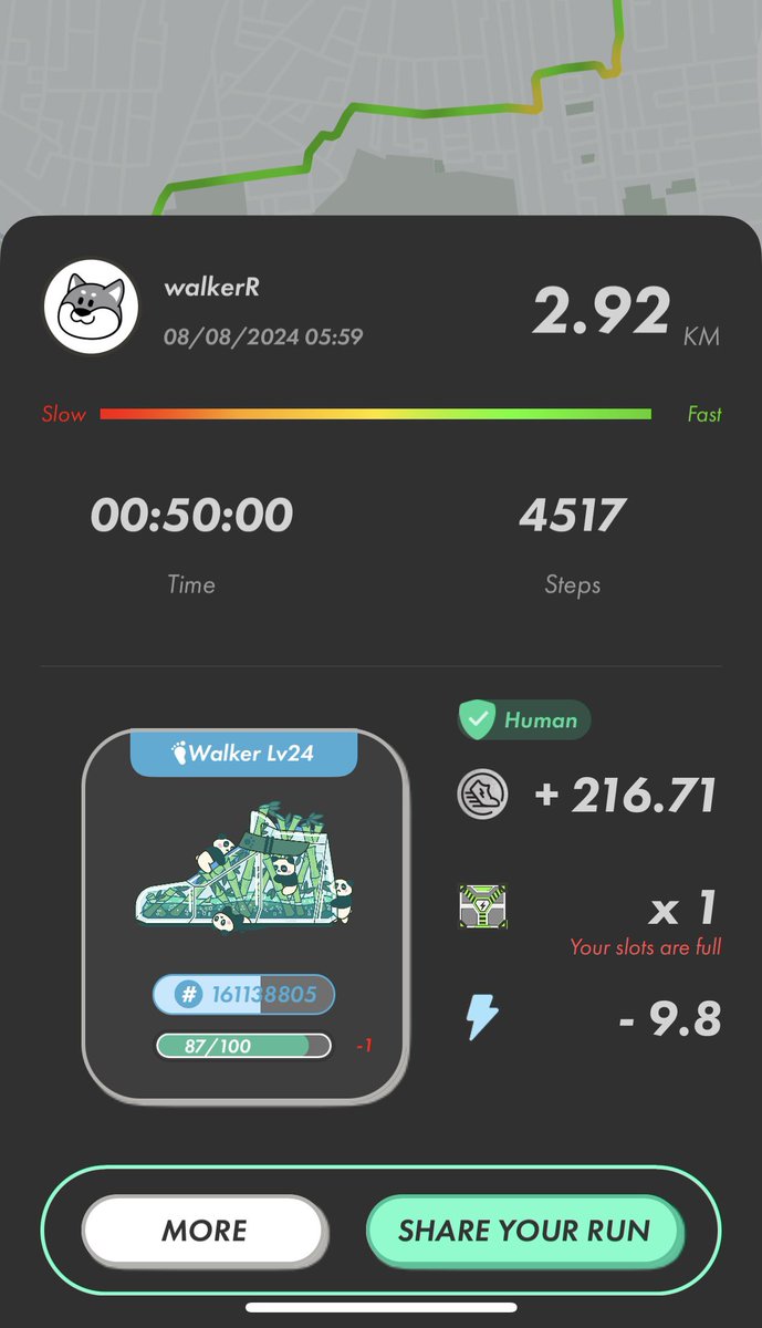 #STEPNGAMES
 #STEPNDASH

 here's my everday morning walk with my  🐕