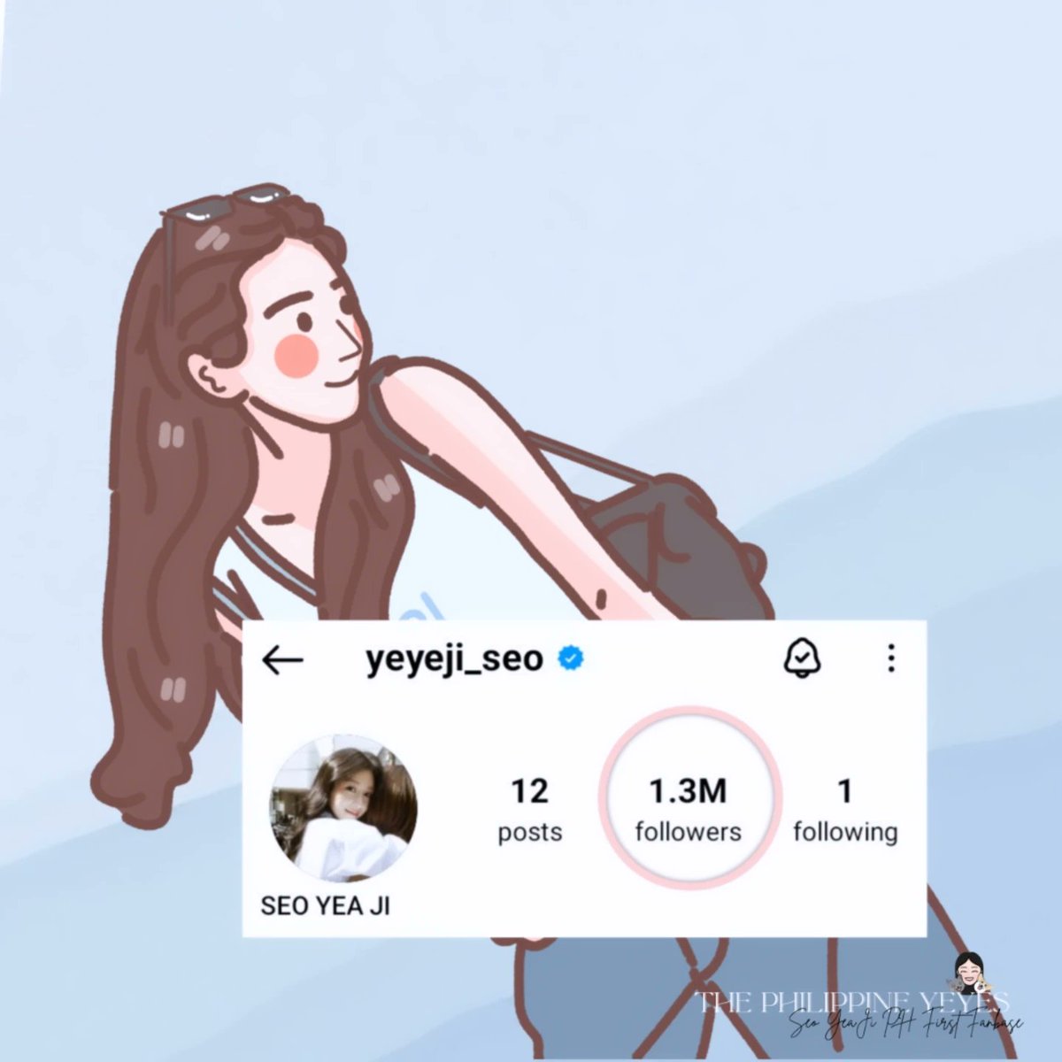Syjphfanbase's tweet photo. [INFO] 2024.08.08  #SeoYeaJi @/yeyeji_seo has now hit 1.3M followers on Instagram

Let's continue our unwavering love and support. 💙❤🤍

https://t.co/dvID7QzBtA

#SEOYEAJI #徐睿知 #서예지 https://t.co/vwnlftdlrX