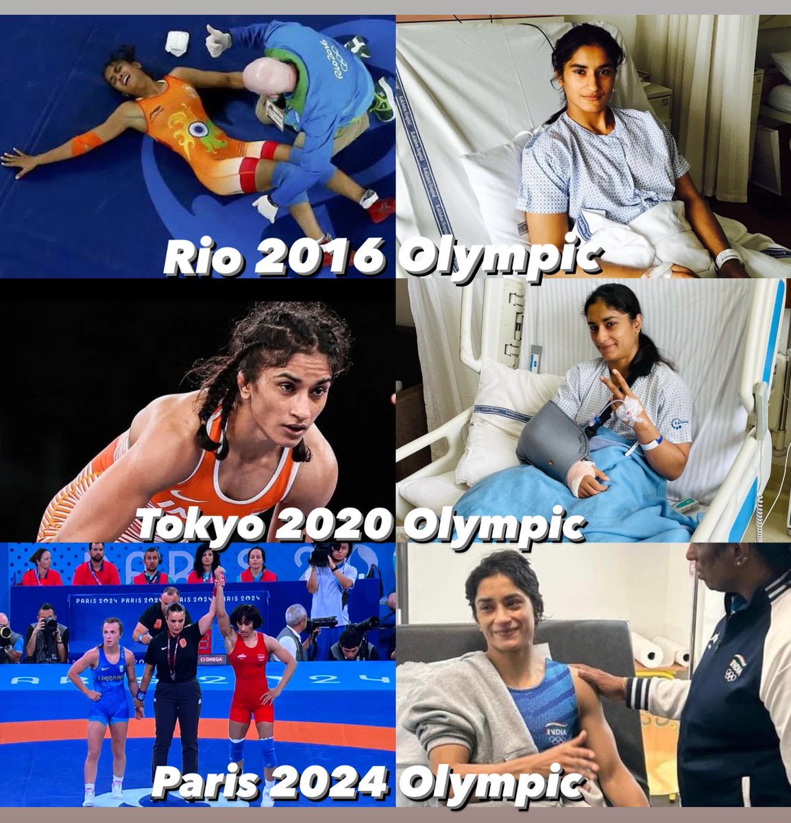 KapilChahar8989's tweet photo. @Phogat_Vinesh 
तुम कल भी चैंपियन थी, 
तुम आज भी चैंपियन हो 👍
Paris Olympic में जो कुछ भी हुआ वो वाकई में निंदनीय 😰 है, मुझे पता है आपको कैसा महसूस हो रहा होगा जिस वजह से कुश्ती छोड़ने का फैसला ले लिया लेकिन आपके ऊपर संपूर्ण भारत को नाज़ है और आपका स्वागत चैंपियन के जैसे होगा👍 https://t.co/TpRGf11SKn