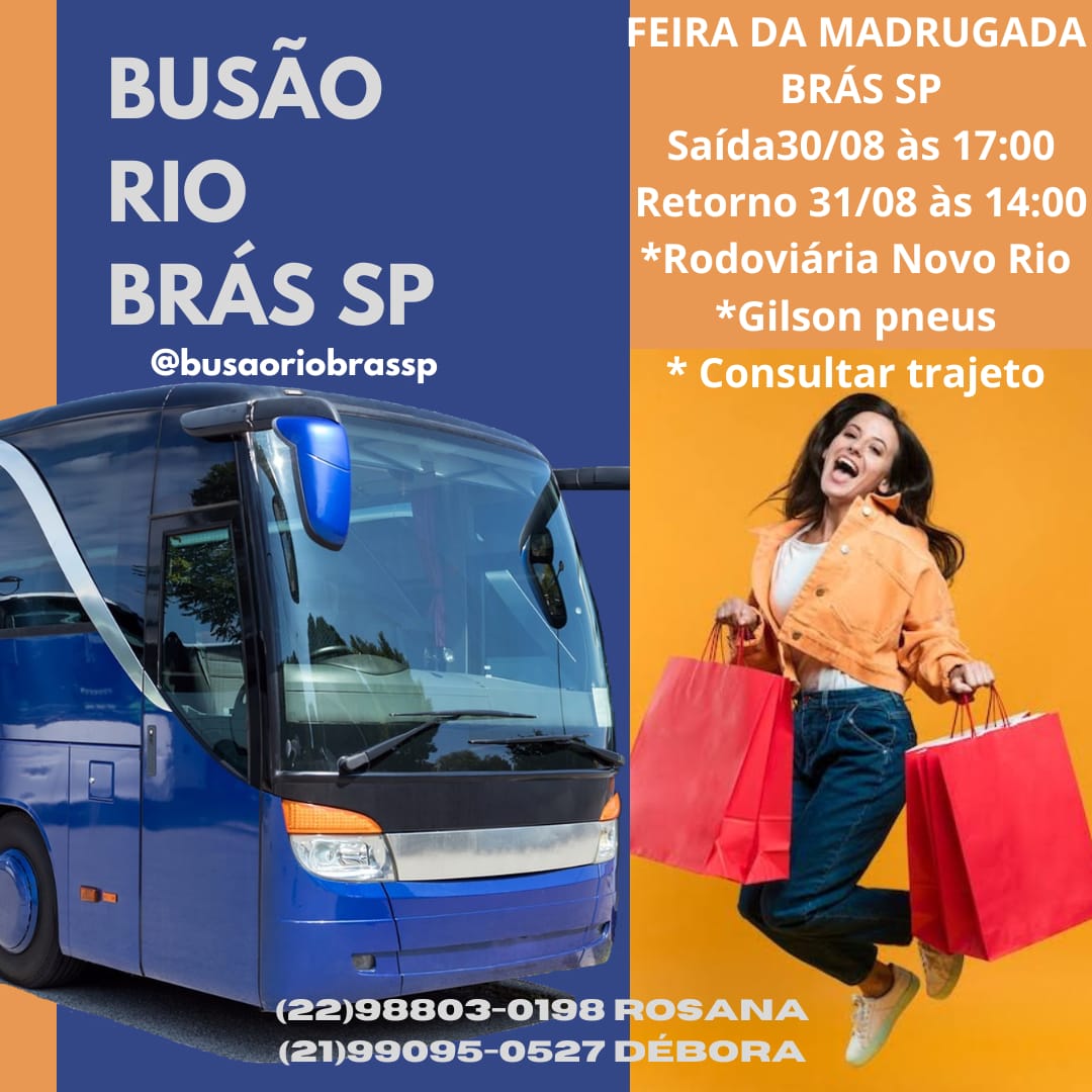 robsonsoares_10's tweet photo. EXCURSÃO BRÁS FEIRA DA MADRUGADA 🚍🛍️
Viagem para sacoleiros ,lojistas e também para uso próprio.

🗓️ 30 de agosto ( sexta)
Retorno 31 de agosto às 14:00 ( sábado )

✅ Valor promocional 160,00 ida/volta por pessoa .

📦Pra você que já tem fornecedor do Brás ,trazemos mercadoria https://t.co/Bp3QnuO0bN