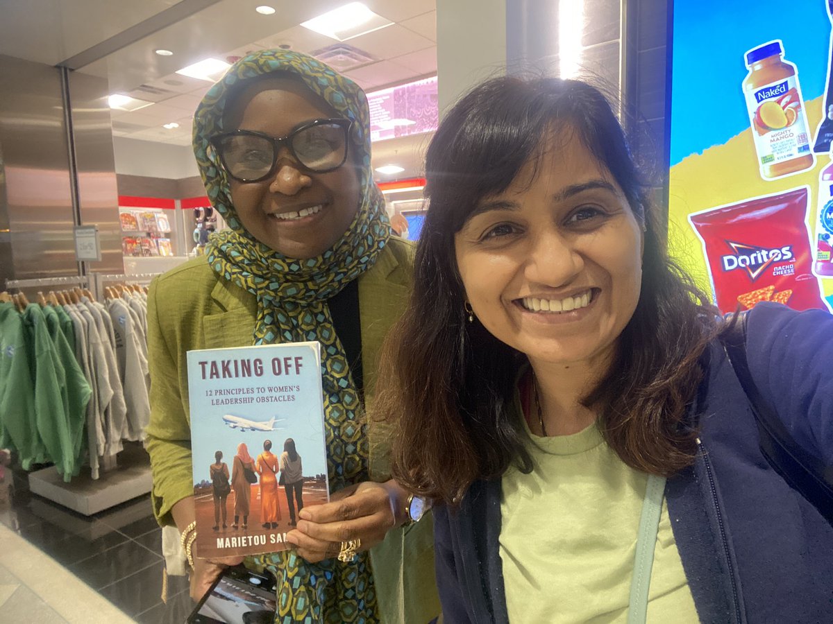 While flying to Philly for #AEJMC24, an amazing author <a href="/authormarietou/">Marietou Samba</a>    was sitting beside me. Her book “taking off:12 principles to women’s leadership obstacles” led us to talk about feminism, acculturation, negotiation identities as women, PoC, an international person.