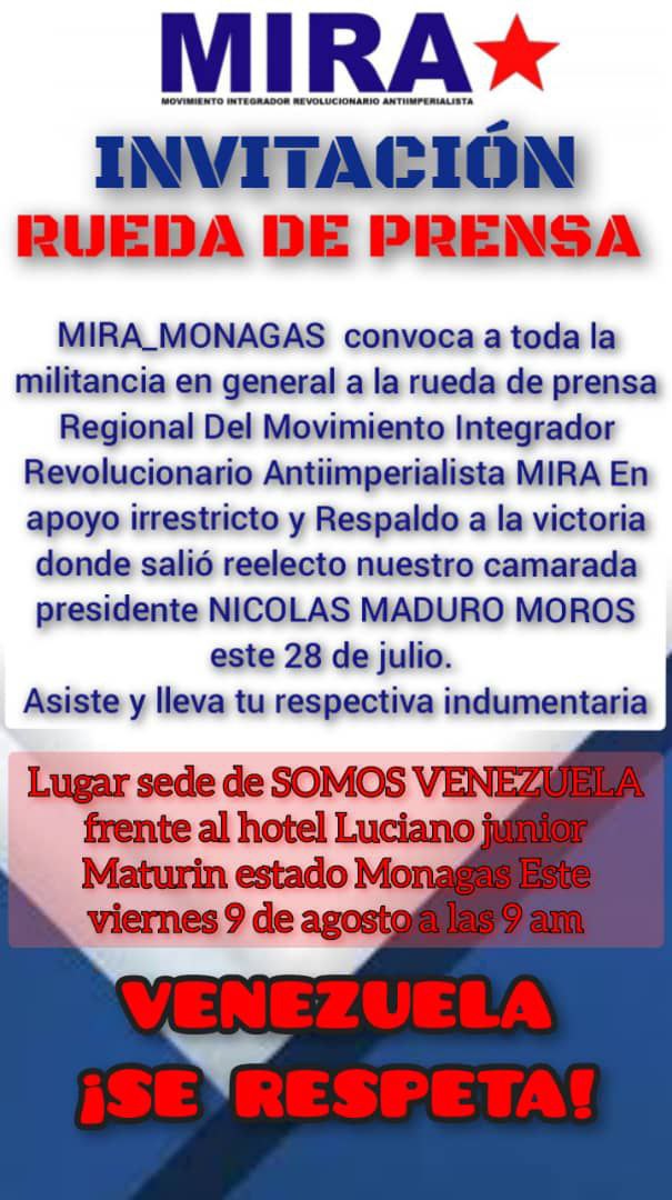 #MIRA #VenezuelaSeRespeta