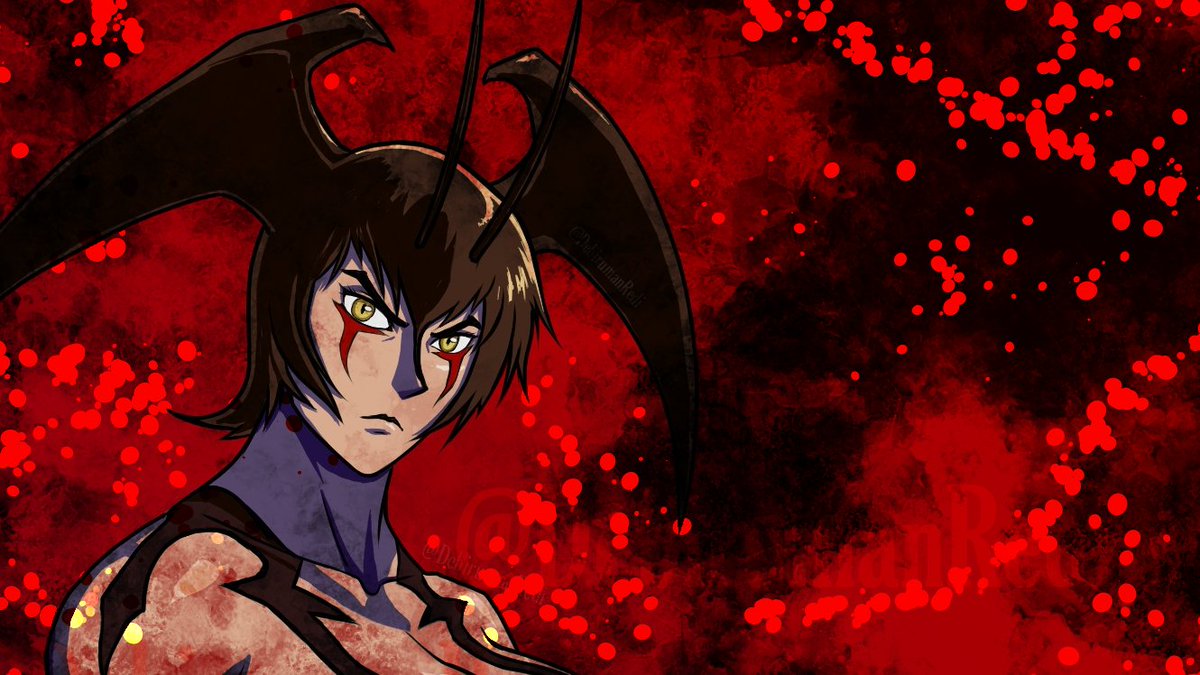 Often she sees visions of another bleak world where the skies are red. An endless landscape is strewn with tall mountains made from corpses. This place is hell and it calls to Jun with frequency. The familiar world she knows fades around her and she's placed within the --