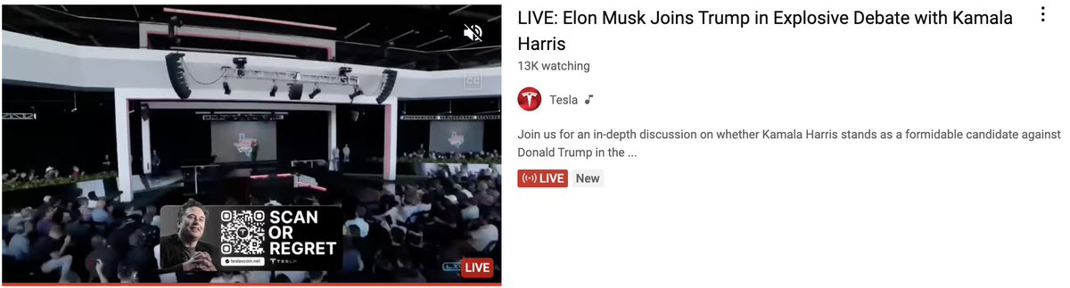 jaminben's tweet image. Hey @elonmusk looks like Tesla's Youtube channel is hacked and promoting a bitcoin scam