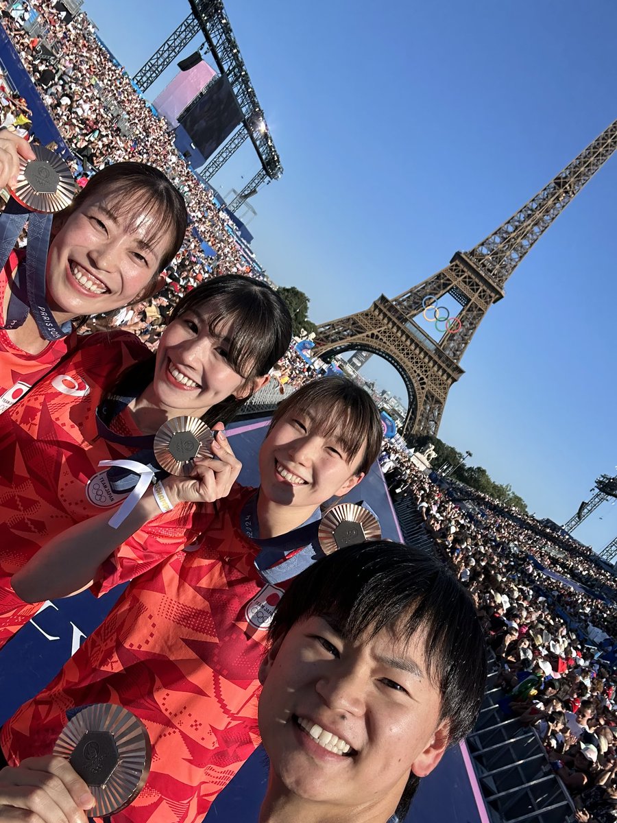 chiharushida__'s tweet photo. たくさんの応援、ありがとうございました🇫🇷💖
皆さんの応援と声援がとっても温かくて、
とてもとても嬉しくて、楽しくて
幸せでした…！
最高の夏になりました😌 https://t.co/v9YY6A6zSR