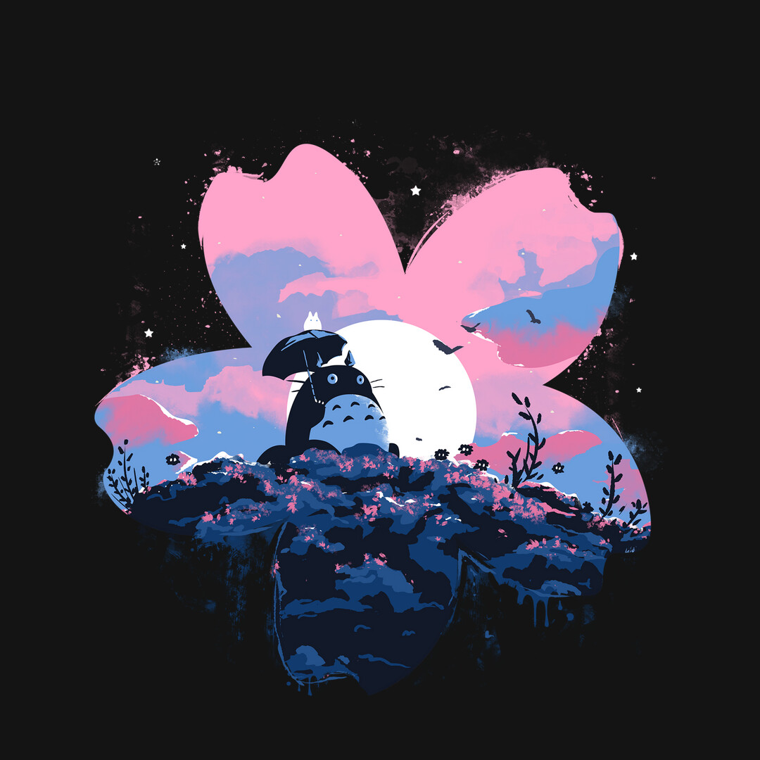 teefury's tweet photo. THE DAILY | “Sakura Spirit” by #IKILO starts at just $13 today only at #TeeFury! ⚡
https://t.co/uhG5741KmD
#tees #tshirt #coolshirts #popcultureshirts #graphictee #shirt #movies #anime #fantasy #studioghibli #sunset #spirit #pink #cherryblossom https://t.co/cTcXExCWA9