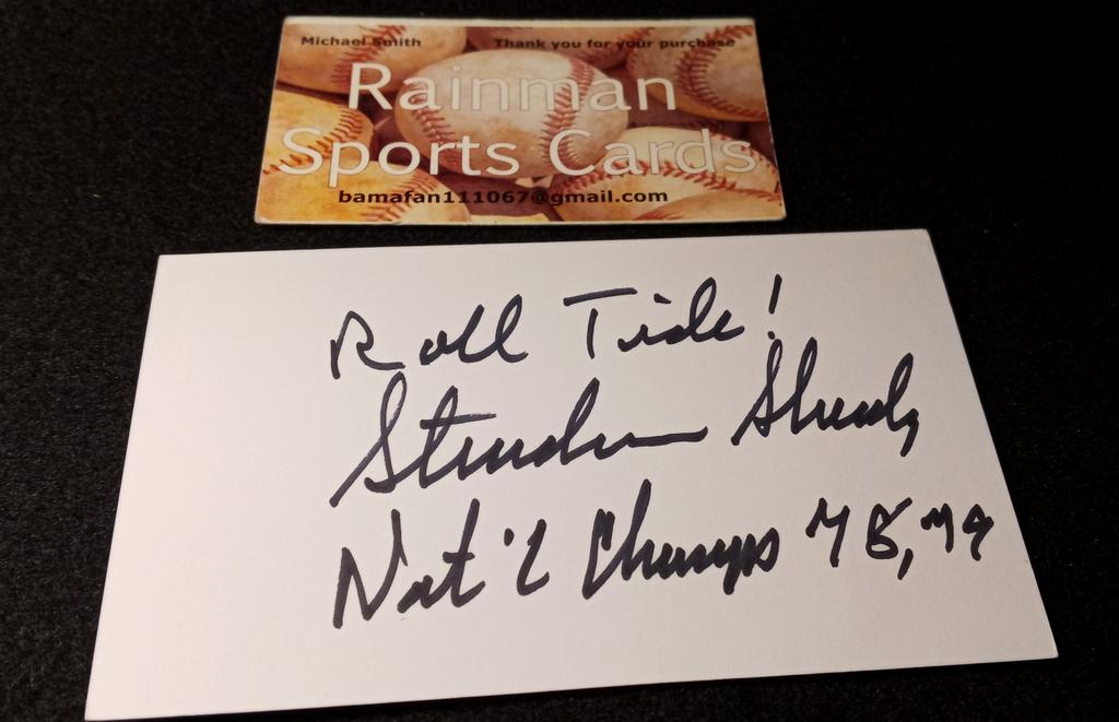 For sale former Quarterback at The University of Alabama Steadman Shealy.  2 X National Champion in 78 &amp; 79. Make offer.