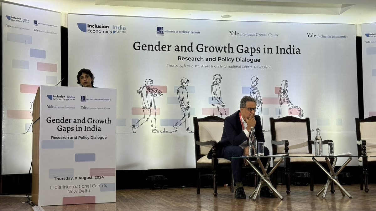 Inclusion Economics India Centre (@inclusionindia) on Twitter photo Prof. Chetan Ghate (<a href="/IEGResearch/">Institute of Economic Growth</a>) and Prof. Rohini Pande (<a href="/YaleEGC/">Yale Economic Growth Center</a>) open today’s Gender and Growth Gaps in India Research and Policy Dialogue at India International Centre in New Delhi, setting the stage for important research and policy discussions throughout the day. Prof. Chetan Ghate (<a href="/IEGResearch/">Institute of Economic Growth</a>) and Prof. Rohini Pande (<a href="/YaleEGC/">Yale Economic Growth Center</a>) open today’s Gender and Growth Gaps in India Research and Policy Dialogue at India International Centre in New Delhi, setting the stage for important research and policy discussions throughout the day.