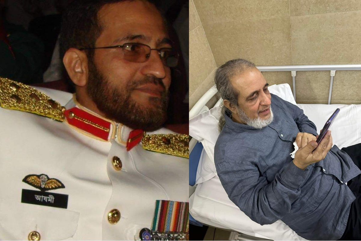 nazmussajid's tweet photo. Brigadier General Abdullahil Amaan Azmi has been released from tyrant Hasina's torture cell after 2,917 excruciating days. 2,917 days is not just a number - just imagine enduring  in the nightmarish Aynagar (Mirror House), where he was tortured and abandoned in a pitch-black room, cut off from any glimpse of daylight.  It's a living nightmare.