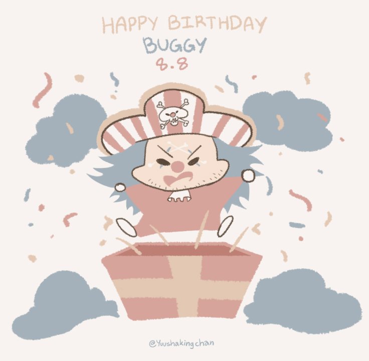 Yuushakingchan's tweet photo. HBD TO  BUGGY💙🎉
#バギー誕生祭2024 https://t.co/KbMWEBeuM2