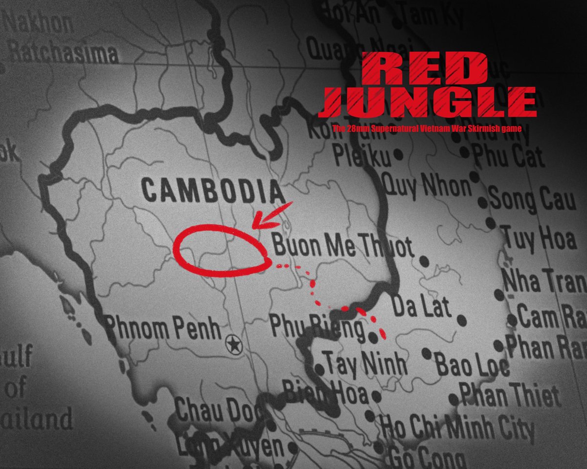 Matt_Rendar's tweet photo. “Red Jungle” coming soon 💀 #Redjungle #battletribe #tabletopgaming https://t.co/5TWTz97yWn