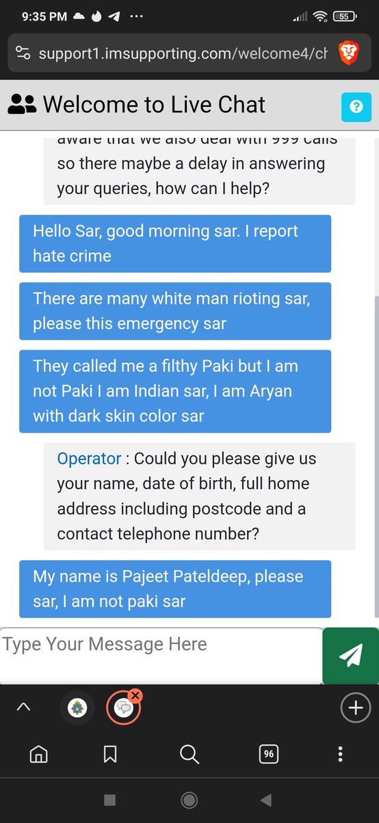 0biJon's tweet image. Happening on 4chan rn, /pol/ is bombarding the police wrong-think snitch lines with troll posts to tie up resources