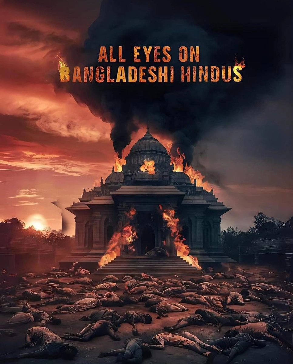 VINVINSITUATION's tweet photo. #AllEyesOnBangladeshiHindus https://t.co/5lils1FzcK