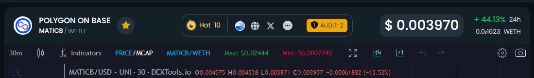 Matic on Base tweet media