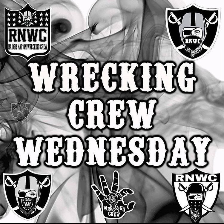LV_WreckingCrew's tweet image. It’s Wrecking Crew Wednesday!!! 
#RaiderNation #RNWC #LasVegas