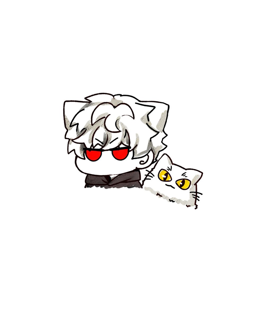 「 #旭那由多 #世界猫の日」|☕🎤夏田 懍人🎤🍔のイラスト