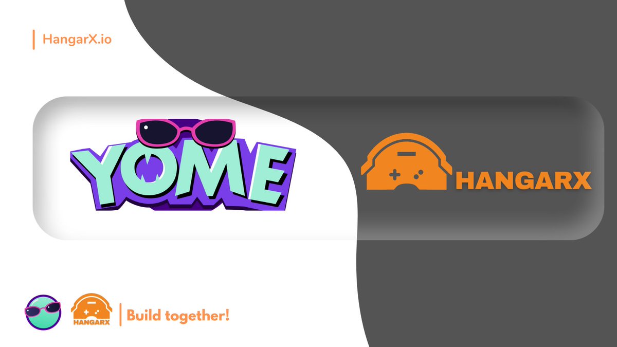 Hangarxio's tweet photo. We're thrilled to announce a groundbreaking partnership between @Hangarxio  and @YOMELabs . 
 
What is YOME? 
 
Build the biggest MEME Game Platform on TON. YOME is a platform developed by Cocos Labs that combines multiple MEME games, providing players with an immersive experience filled with a vast array of MEME elements. 
 
Visit YOME's MEME games here: https://t.co/LHwSsMQ46H 
 
Stay tuned for more updates and get ready to play, earn, and enjoy the best of both worlds with HangarX and YOME!