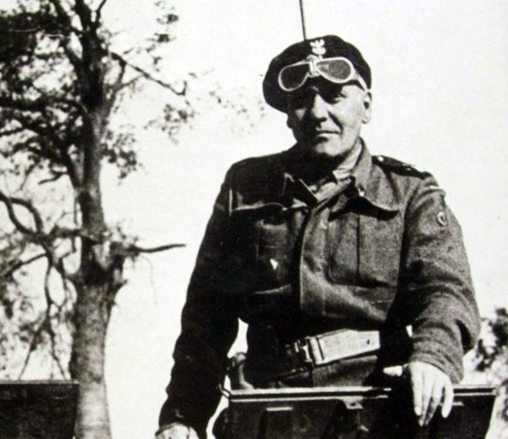 WBH_2016's tweet photo. 8 sierpnia 1944 r. 1 Dywizja Pancerna gen. Stanisława Maczka włączyła się do bitwy pod Falaise i odegrała kluczową rolę w zwycięstwie wojsk alianckich w Normandii. Tak rozpoczął się szlak bojowy „Czarnej kawalerii” wiodący przez Francję, Belgię, Holandię i Niemcy. https://t.co/LrqVQl4KAe