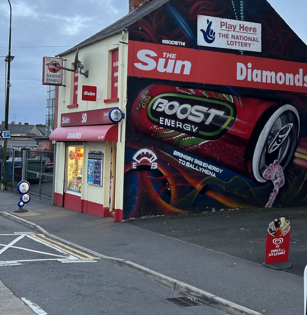 EDiamond136's tweet image. It’s a bright mild morning as we kick off our 45th anniversary at Diamonds on Broughshane Street 11c 💎